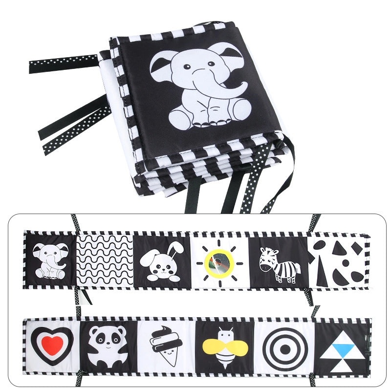 Soft Baby Fabric Book with Cartoon Designs|Baby Toys & Learning Books