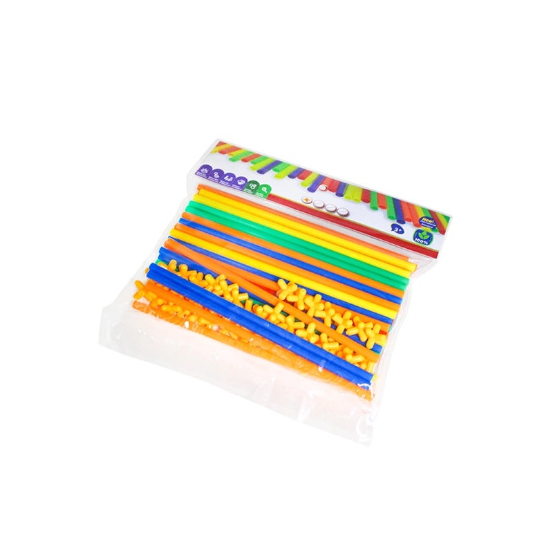 Creative 4D Straw Building Blocks Toy for Kids 3-7 Years | Early Education & DIY Toys