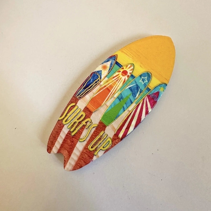 Hawaiian Tropical Art Resin Fridge Magnet | Home Decor & Kitchen Accessories