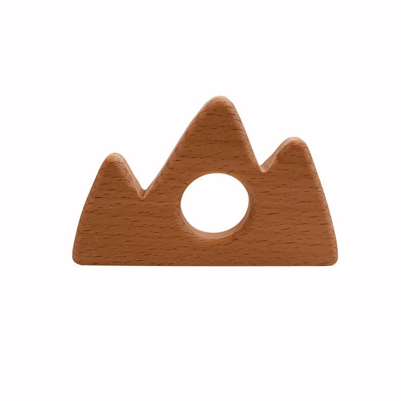 Natural Beech Wood Baby Teether Toys|Baby Teethers & Soothing Toys