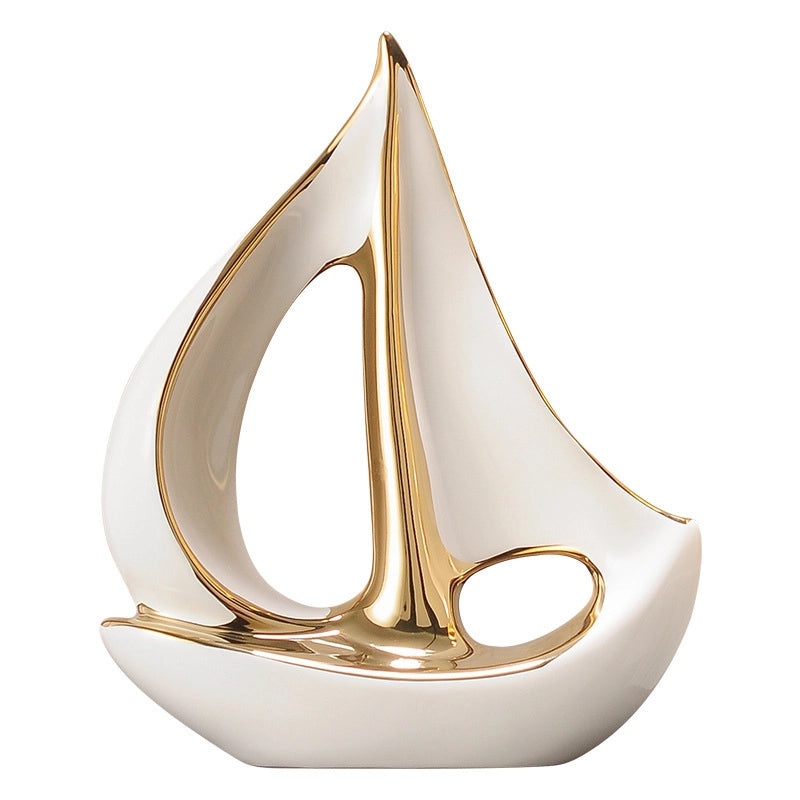 Smooth Sailing Wine Cabinet Decor Set Light Luxury Modern Style High-End Living Room TV Cabinet Office Ornament|Home Decor