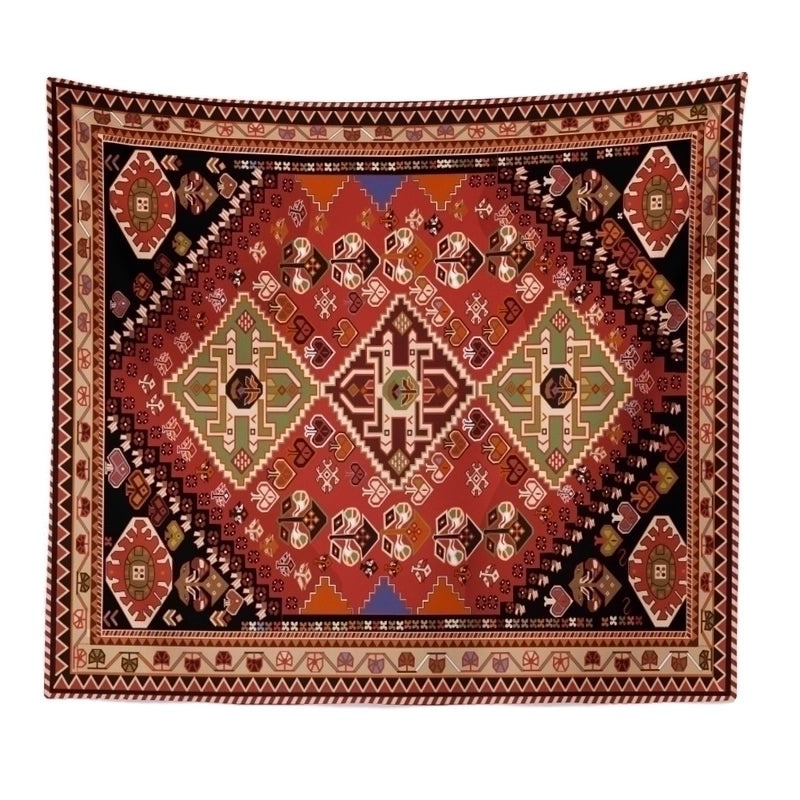 Ethnic Geometric Argyle Pattern Polyester Wall Hanging Tapestry|Home Decor