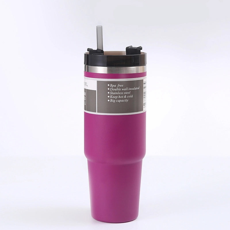 Stainless Steel Water Bottle Single Piece Casual Solid Color | Drinkware & Hydration
