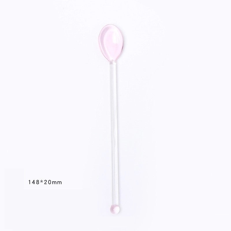 Clear Glass Spoon Minimalist Design|Kitchen Utensils