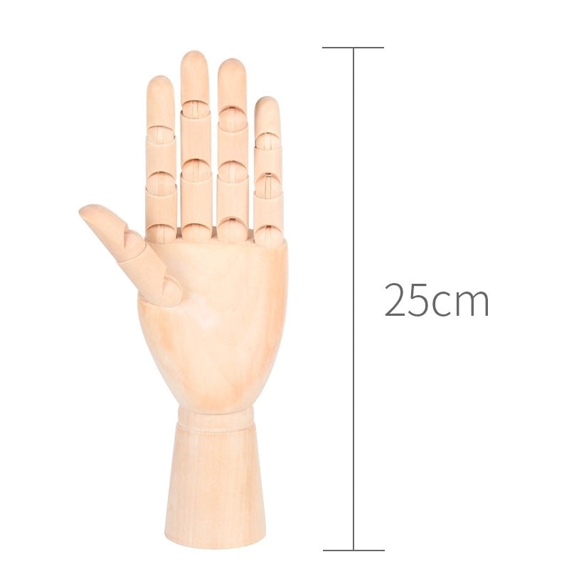 Minimalist Wooden Human Hand Sculpture for Daily Use | Home Decor & Art Supplies