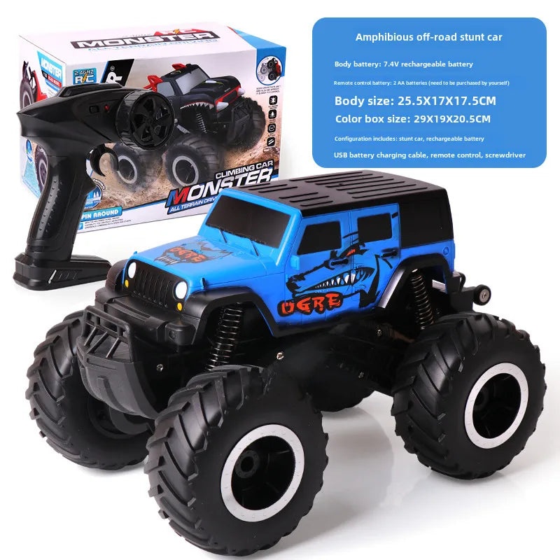 8WD 2.4G Amphibious Off-road Remote Control Stunt Car for Kids | Remote Control Toys