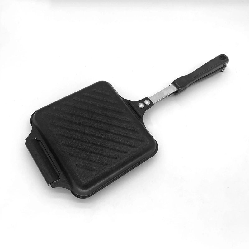 Double-sided Non-stick Sandwich Pan with Grid Pattern | Kitchen Bakeware