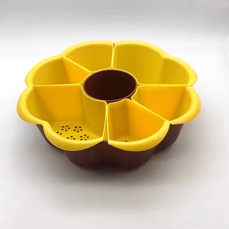 Junxin Multi-use Hot Pot Drying Basket Fruit Candy Nut Serving Tray Plastic Storage Plate|Kitchen Storage & Organization