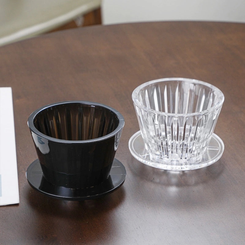 Acrylic Coffee Funnel with Paper Filter for Drip Brewing | Coffee Accessories