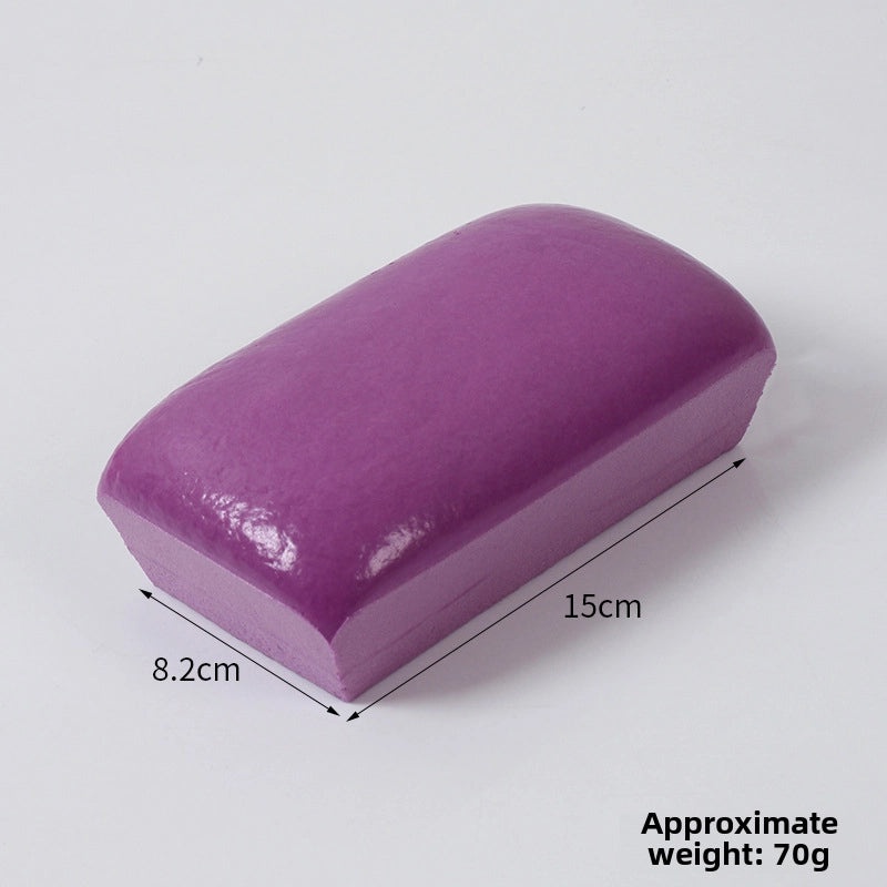 PU Slow Rebound Simulation Sticky Bread Toy Soft Squishy Food Model Stress Relief|Squishy Toys & Stress Relievers