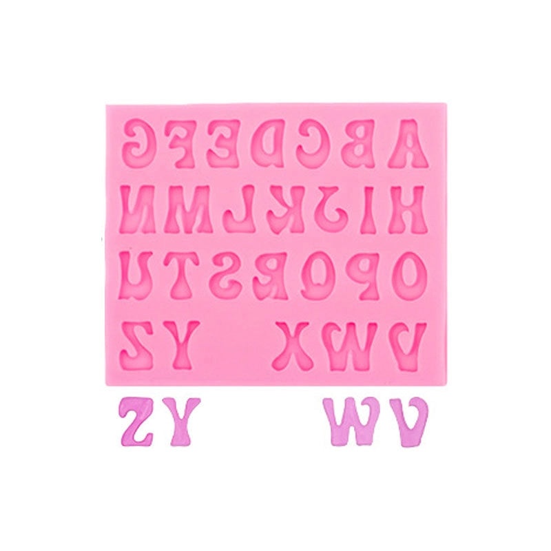 Casual Elegant Pastoral Letter Silicone Kitchen Mold 1 Piece | Kitchen Tools & Gadgets