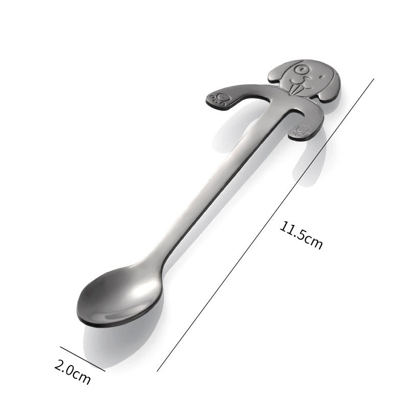 Cute Cartoon Stainless Steel Spoon for Everyday Use|Kitchen & Dining Utensils