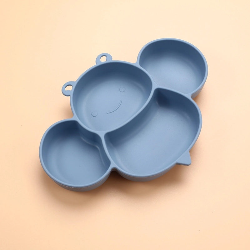 Cute Little Bee Silicone Kids Tableware Set Baby Bowl Cup Spoon Food Grade|Baby Feeding Supplies