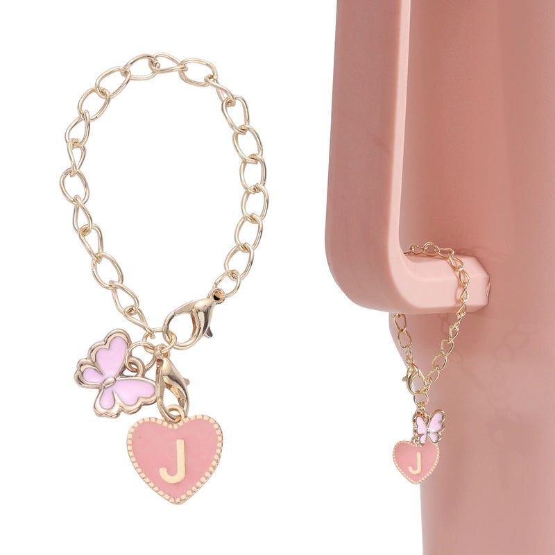 Cute Heart & Butterfly Enamel Alloy Pendant for Women | Jewelry & Accessories