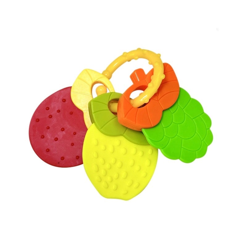Infant Fruit Teether 0-12 Months Baby Tooth Grinding Stick Anti-Biting Rattle Soothing Gum Care|Baby Teethers & Pacifiers