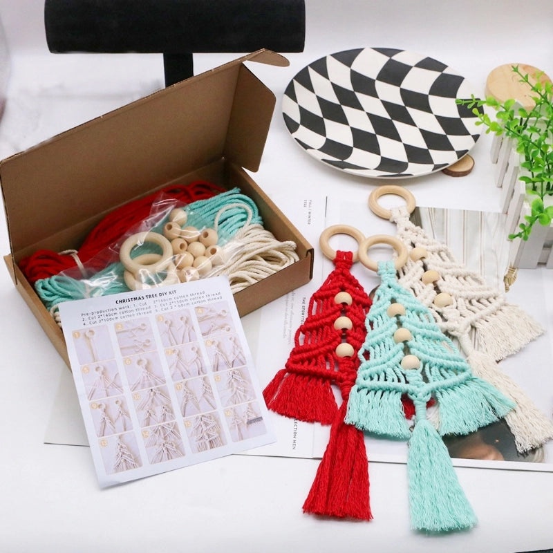 Christmas Cute Solid Color Cotton Tapestry Decorations|Home Decor