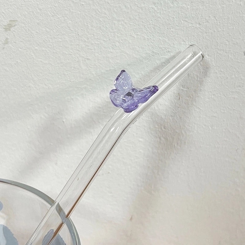 Animal Design Glass Drinking Straw | Kitchen & Dining Accessories