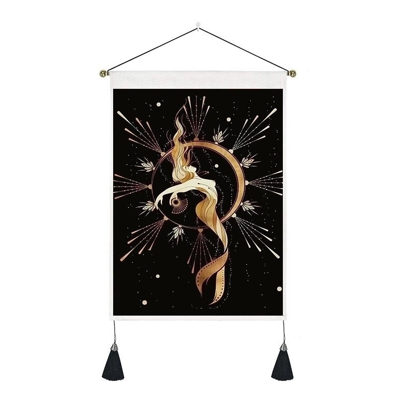 Vintage Starry Sky and Moon Wall Tapestry|Home Decor