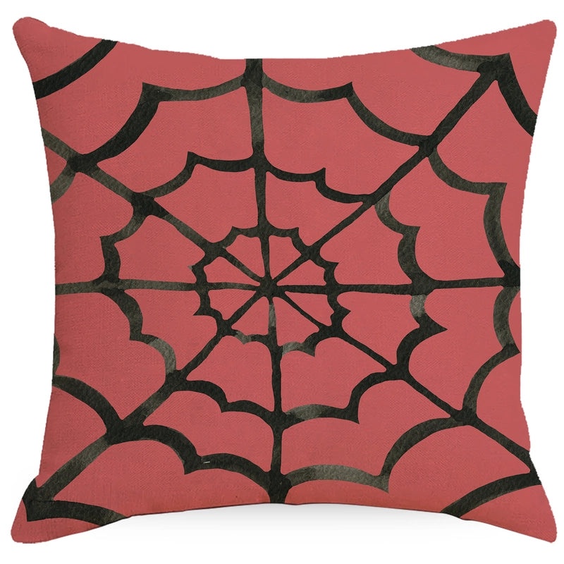 Halloween Minimalist Pumpkin Ghost Linen Pillow Covers for Couch Sofa Decor | Home Decor Pillows
