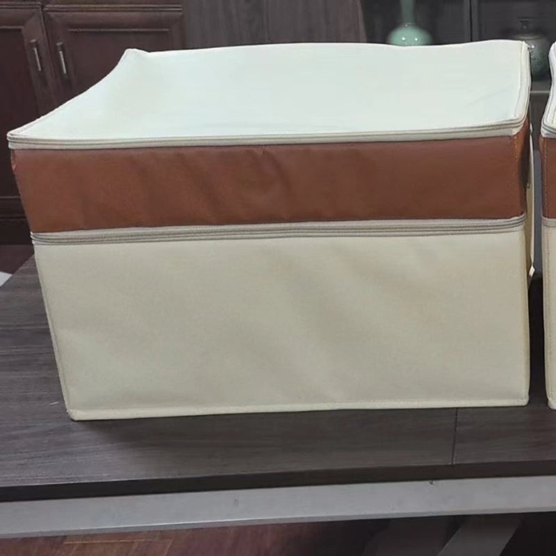 Large Capacity Quilted Storage Bag Waterproof Moisture-proof Non-woven Fabric for Clothes Plush Toys|Home Storage Solutions