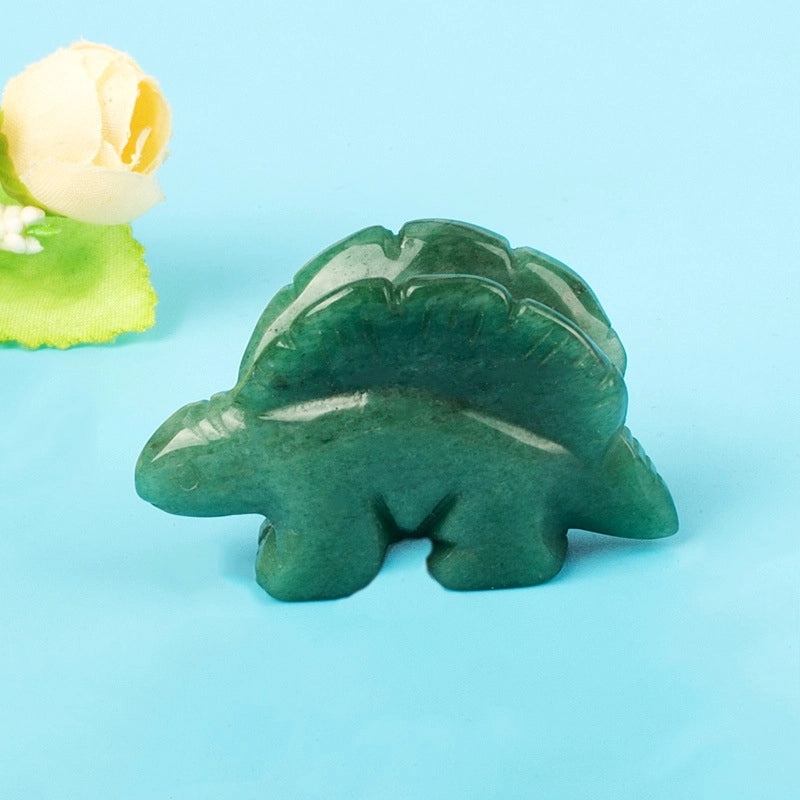 Minimalist Dinosaur Crystal Ornament for Home Decor | Artificial Decorations