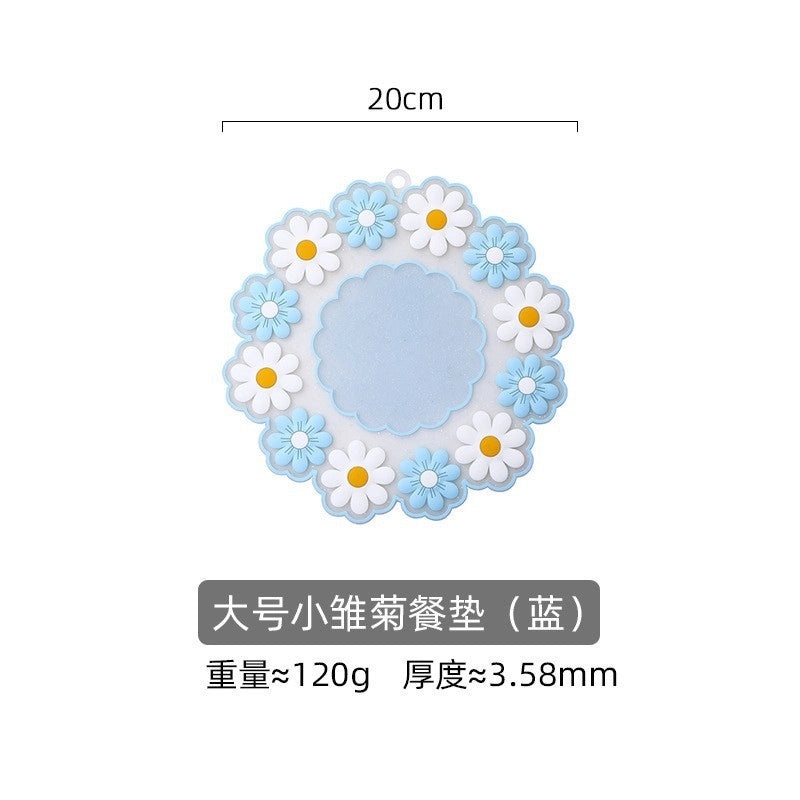 Rustic Floral PVC Placemat for Dining Table|Home & Kitchen Tableware