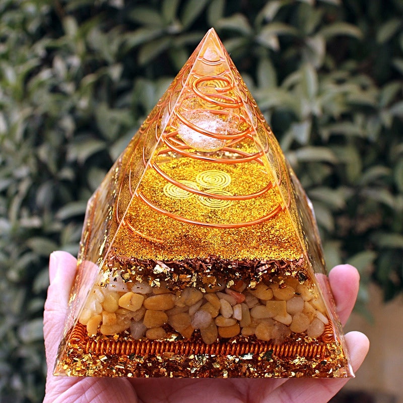 Classic Geometric Acrylic Crystal Pyramid Decor|Home Decor