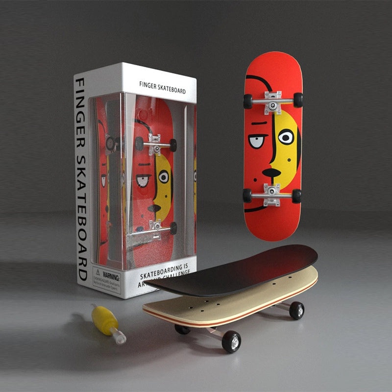DIY Mini Finger Scooter Toy with Alloy Bearings and Maple Deck for Kids|Children's Toys & Fingerboards