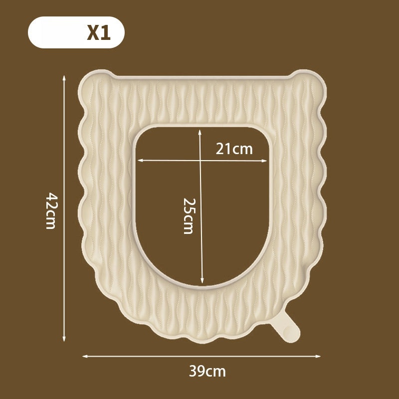 Waterproof Thickened Universal Toilet Seat Cushion Four Seasons Stain-Resistant Cover for Home Use|Bathroom Accessories