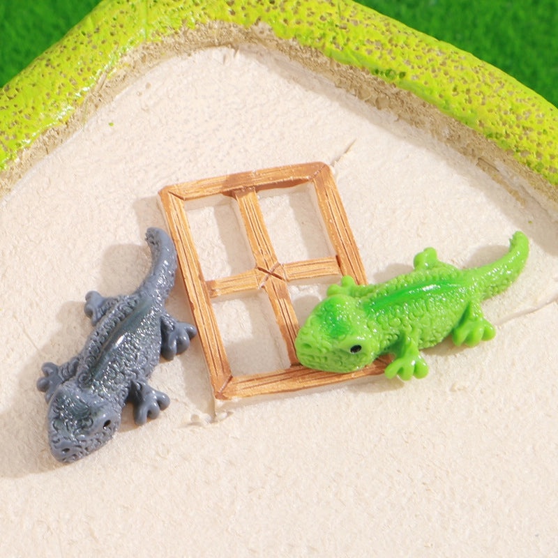 Realistic Lizard Miniature Landscape Resin Ornaments DIY Accessories for Shoes and Fridge | DIY Craft Supplies