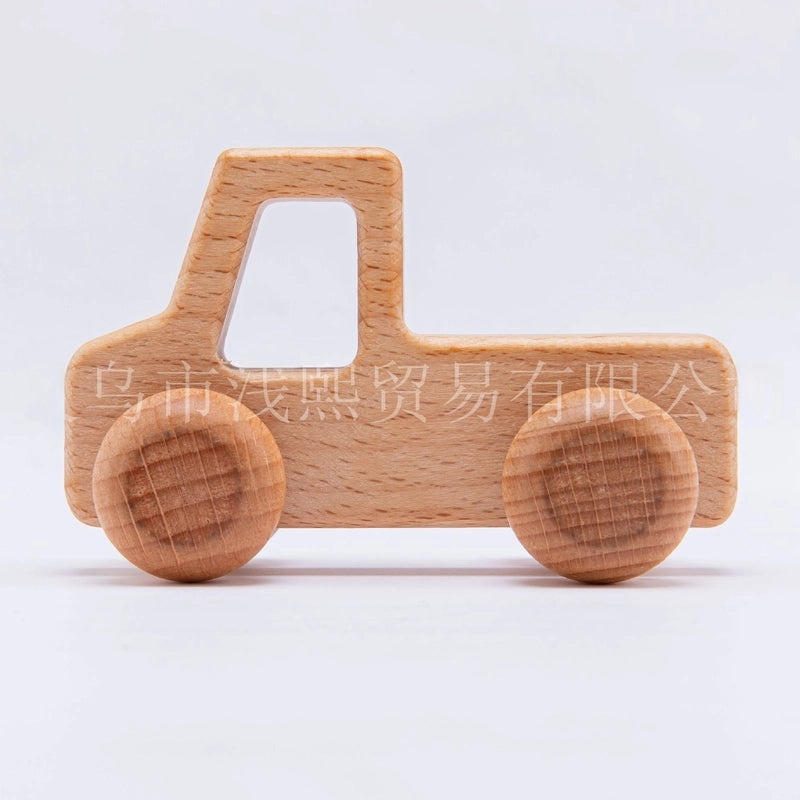 Walnut Wooden Mini Color Car Toy for Kids | Early Learning Building Blocks | Baby Educational Cart | Wooden Educational Toys|Building Toys