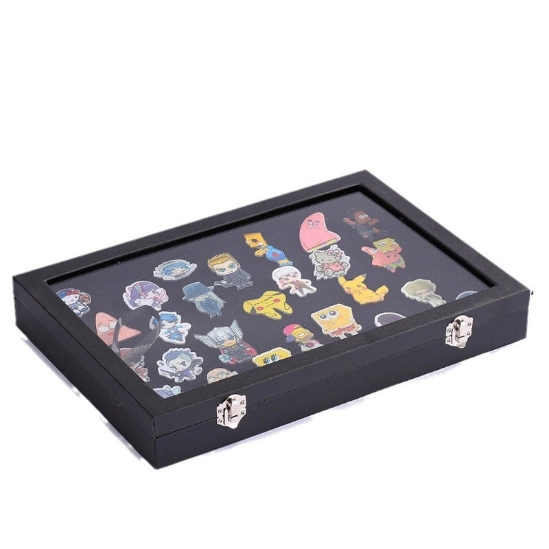 Casual Solid Color PU Leather Flannel Storage Box with Density Plate | Home Storage & Organization