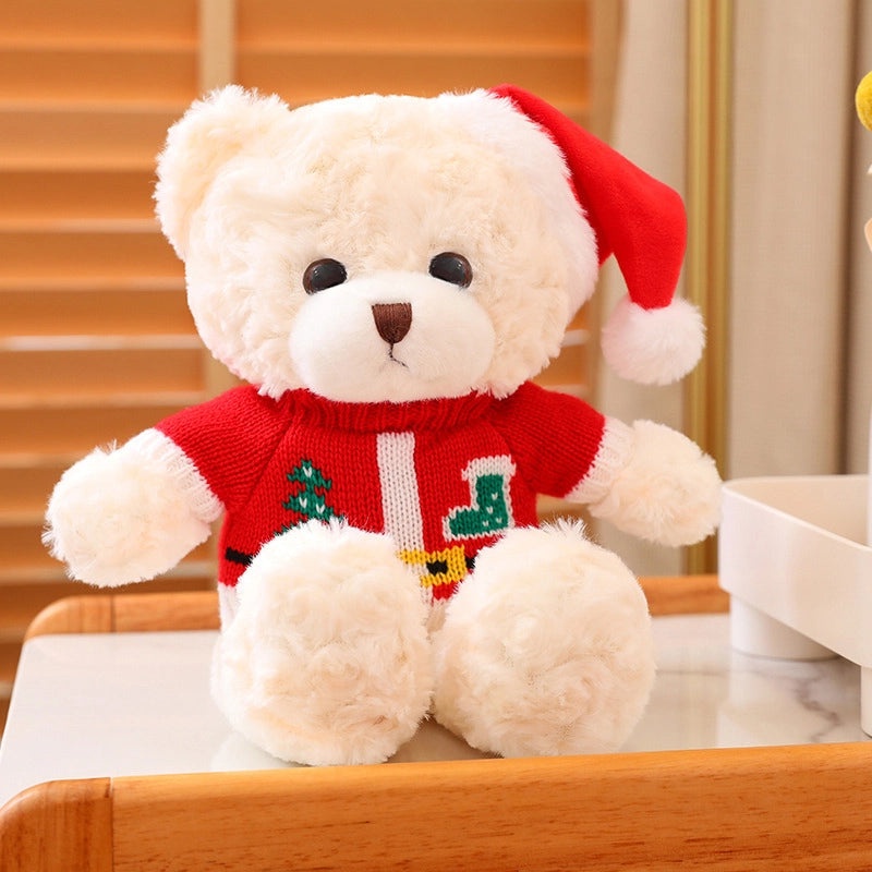 Christmas Plush Bear Stuffed Animal Soft PP Cotton Toy Gift for Kids|Stuffed Animals & Plush Toys