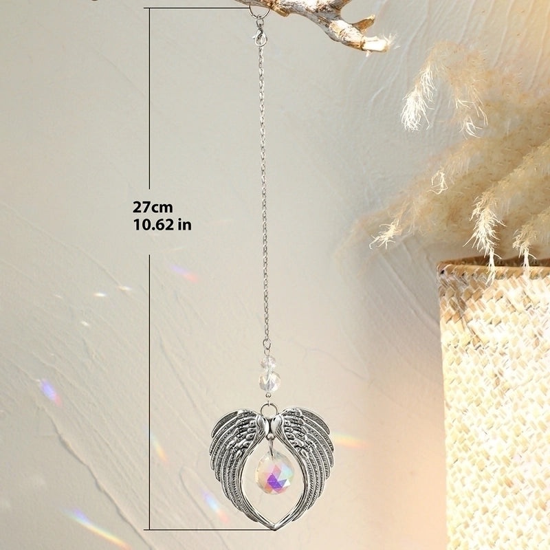 Elegant Crystal Wing Wind Chime Decoration|Home Decor Ornaments