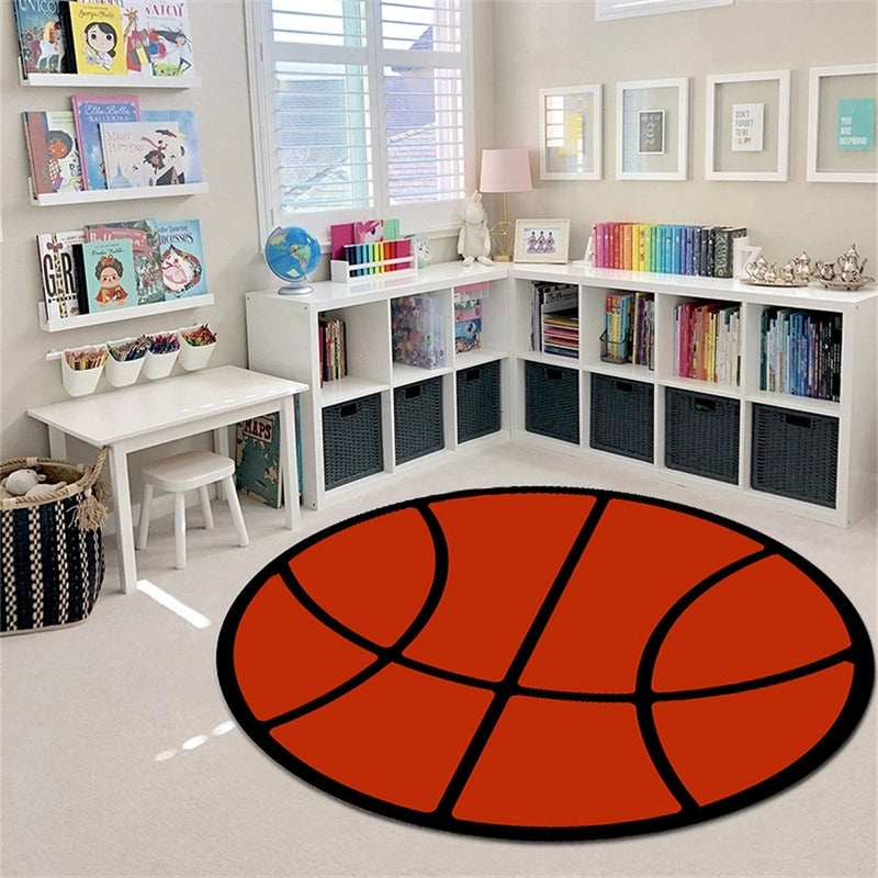 Halloween Retro Striped Polyester Floor Mat for Bedroom Living Room | Home Decor & Bedding