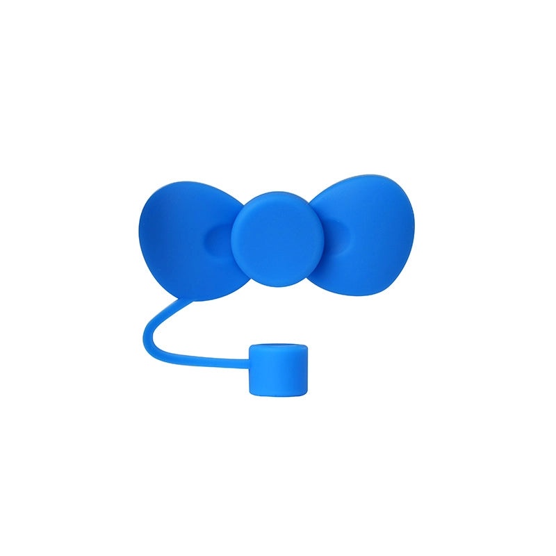 Adorable Bow Knot Silicone Straw Cap 1pc|Straw Accessories