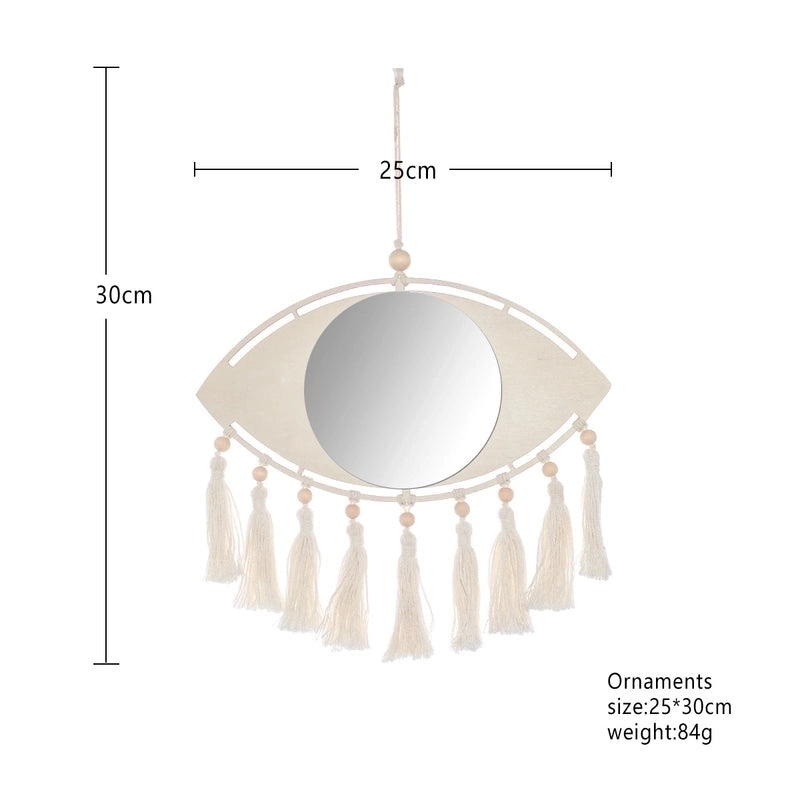 Vintage Devil's Eye Cotton Thread Pendant Necklace|Fashion Accessories