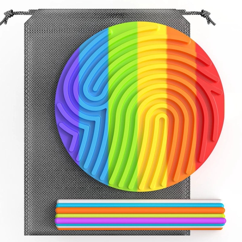 Toddler Fidget Toys Age 3-6 | Colorful Soft Silicone Sensory Toys | Baby Learning & Development Toys | Kids Stress Relief Gadgets | Children's Pl