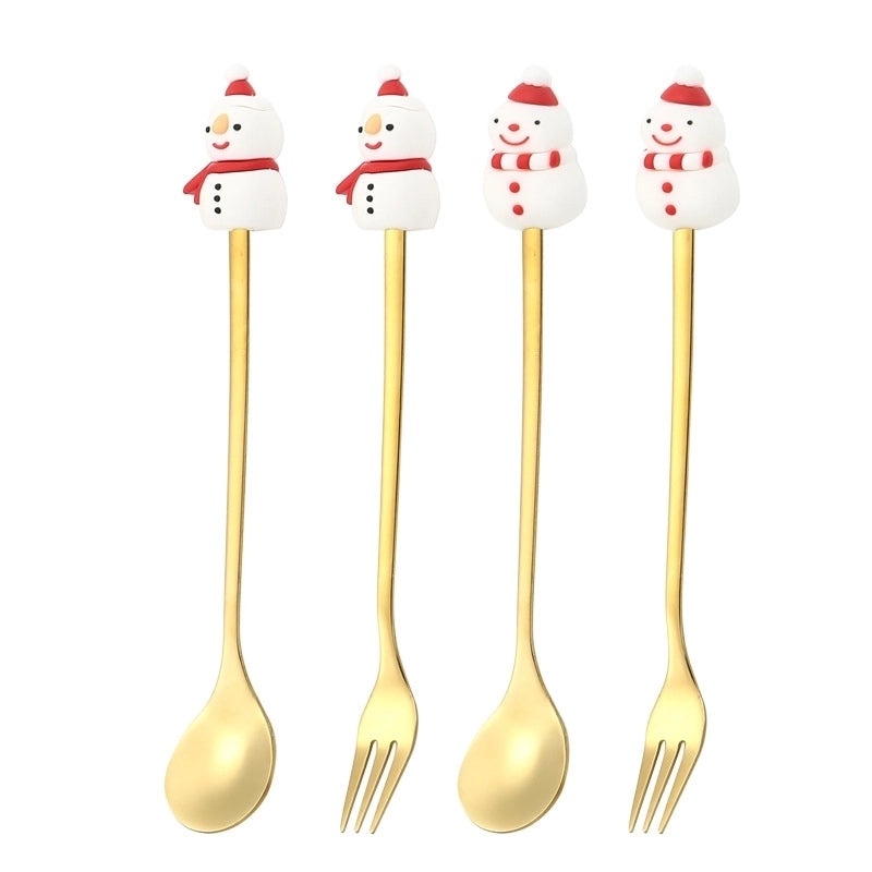 Christmas Casual Vacation Stainless Steel 410 Letter Spoon Set | Kitchen & Dining Utensils