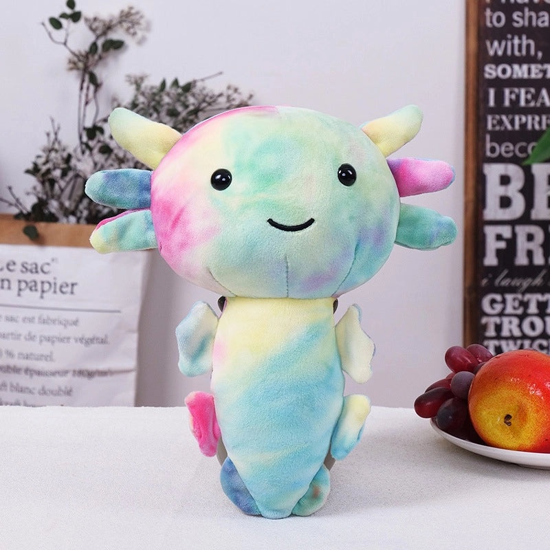 Cute Salamander Plush Toy Axolotl Dinosaur Hexagon Doll | Plush Toys & Collectibles