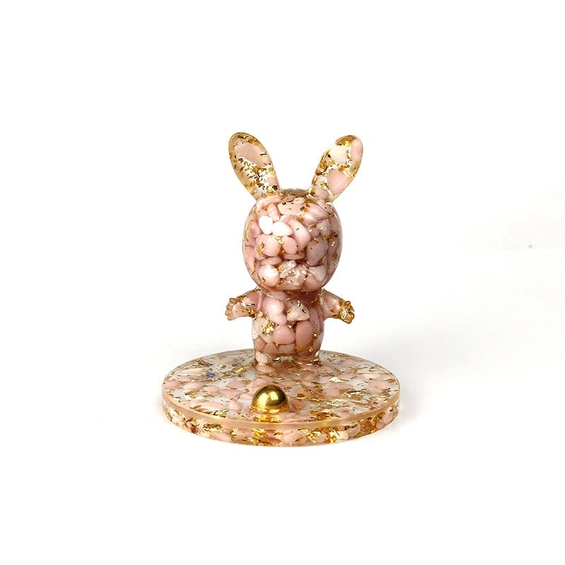 Adorable Rabbit Resin Figurines Cute Artificial Plastic Decorations for Home | Home Decor Ornaments