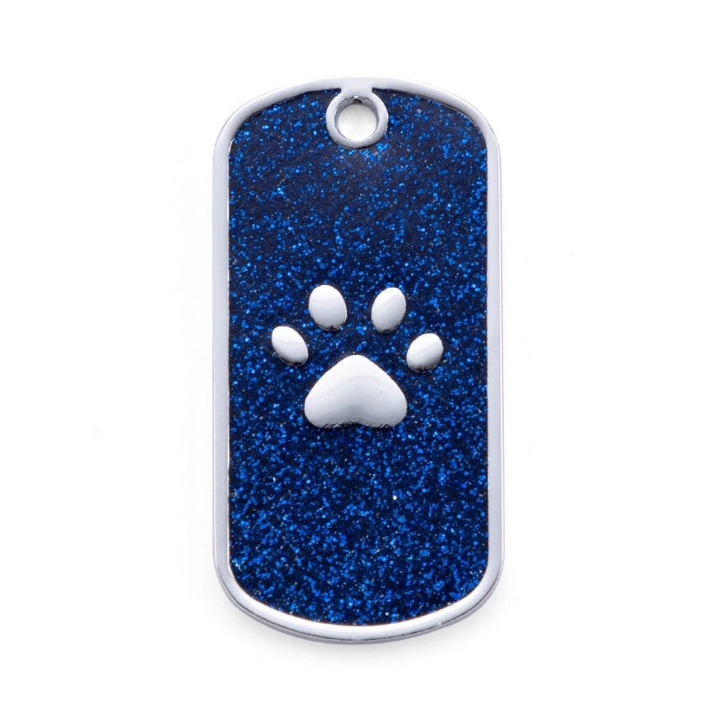 Sleek Metal Footprint Pet Charms for Minimalist Style|Pet Accessories & Jewelry