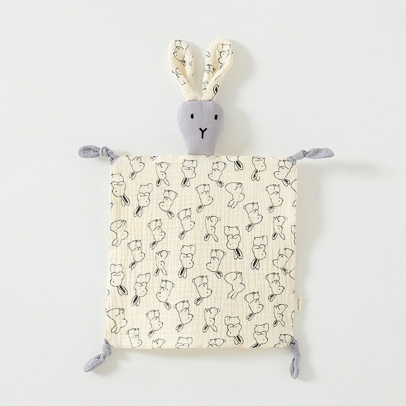 Soft Cotton Baby Rabbit Soothing Doll Blanket with Antennae | Baby Comfort Toys