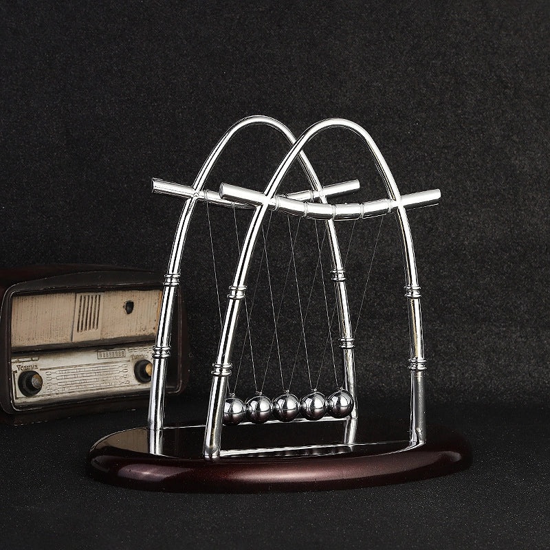 Newton's Cradle Desk Toy Stress Relief Educational Science Gift for Students | Educational Toys & Gadgets