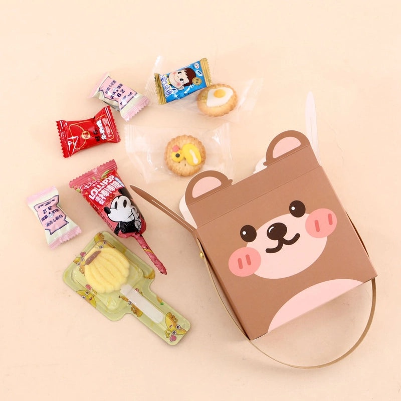 Adorable Animal-Themed Paper Gift Bags for Birthday Party Wrapping Supplies|Gift Wrap & Party Supplies