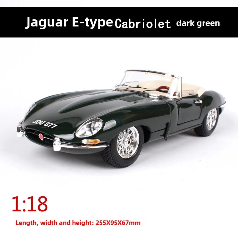 Bimei Alloy Jaguar Classic Car Model Ornament|车模与模型