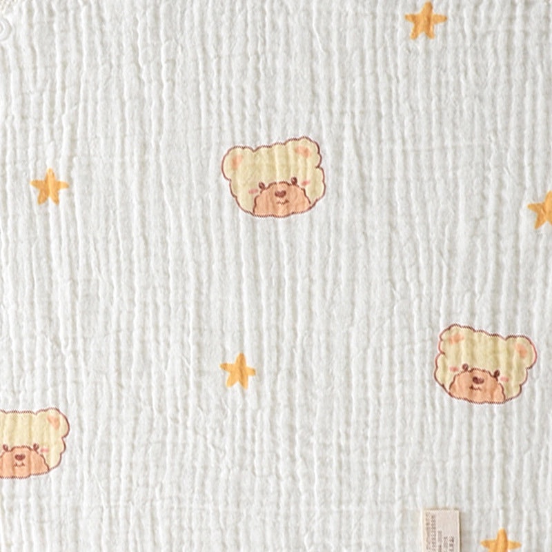 Adorable Animal Print Striped Solid Cotton Baby Bedding Set|Baby Bedding & Accessories