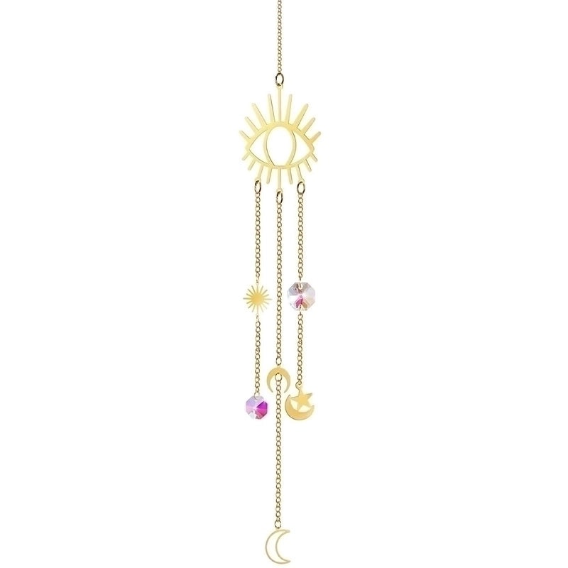 Moon Crystal Suncatcher Wind Chime for Home Decor | Home Decor & Wall Art