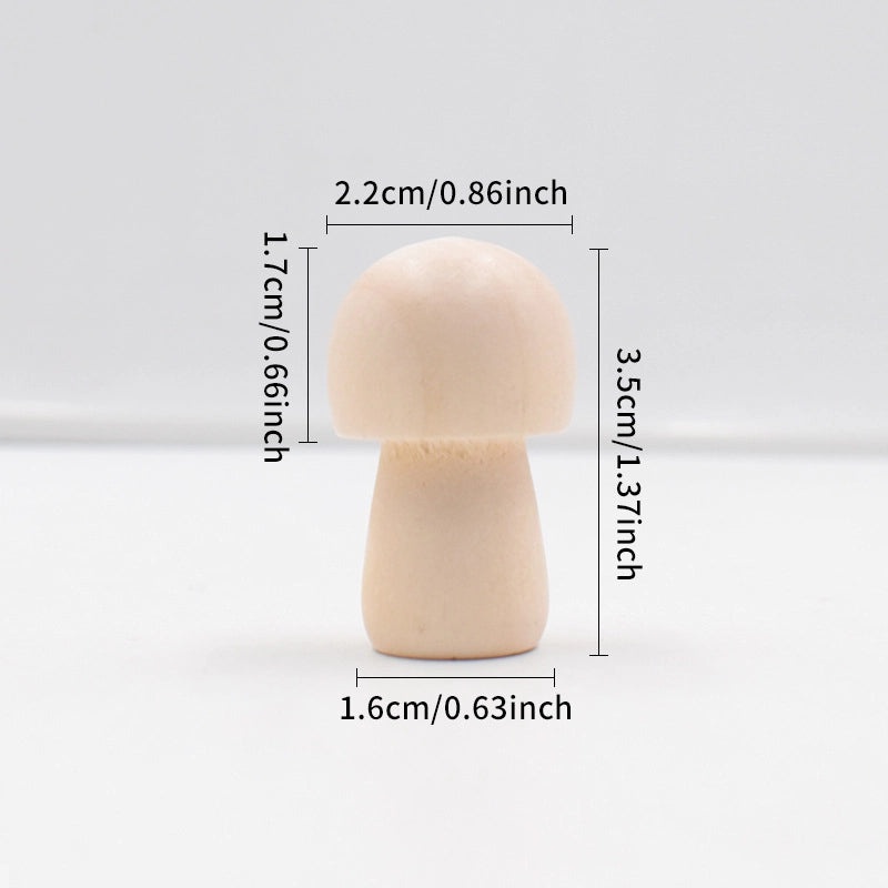 Handcrafted Wooden Mushroom DIY Toy for Kids | Kids Crafts & DIY Toys