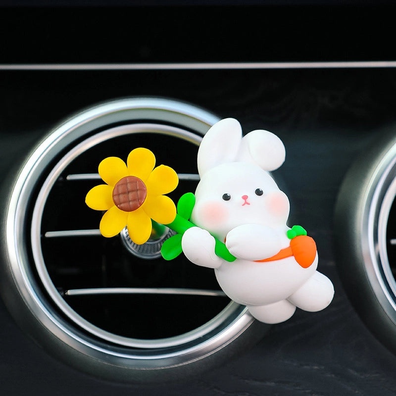Cartoon Car Air Vent Perfume Diffuser Decorative Floating Animal Car Accessories Summer Trend | Car Accessories